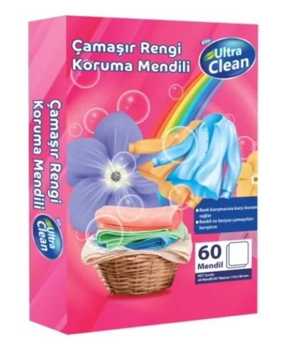 Ultra Clean Çam.Renk Koruma Mendili 60Lı *12