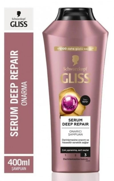 Gliss 400 Ml Şampuan Serum Deep Repair*6