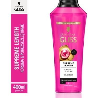 Gliss 400 Ml Şampuan Supreme Length*6