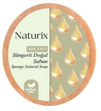 Naturix 150 Gr Süngerli Sabun Kolajen*24