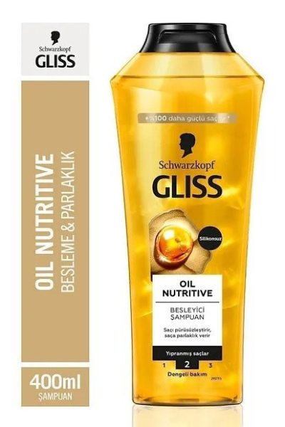 Gliss 400 Ml Şampuan Oil Nutritive*6