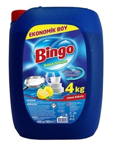 Bingo Bulaşık Deterjanı Klasik 4 lt *4