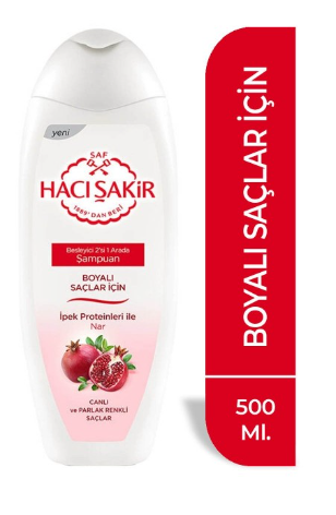 Hacı Şakir Şampuan 500ml Nar Boyalı*12