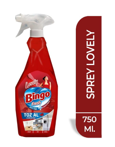 Bingo Tozal Sprey Lovely 750ml *12
