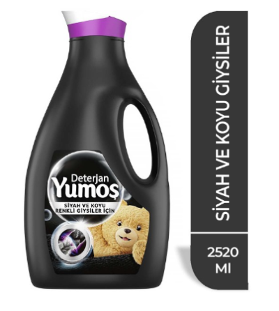 Yumoş Sıvı Çamaşır Deterjanı Siyah Bakım 2520ml *6