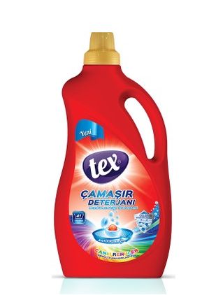 Tex Sıvı Çamaşır Deterjanı 2.5 kg Canlı Renkler *6