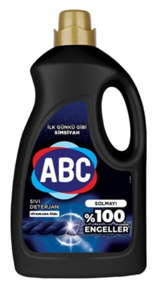 ABC 3 lt Sıvı Çamaşır Deterjanı Siyahlar *6