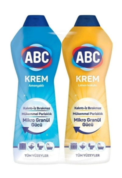 Abc 750 ml Sıvı Krem 2'Li Limon & Amonyak *10