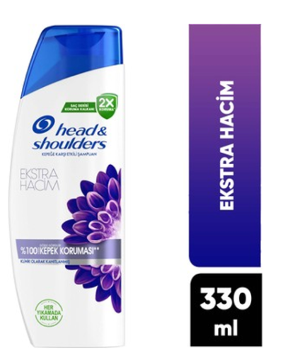 Head & Shoulders 330 Ml Extra Dolgunluk*6