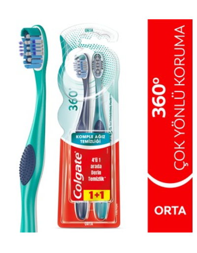 Colgate Diş Fırçası 360 2'li Fresh*12