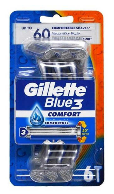Gillette Blue 3 Comfort 6'lı Tıraş Bıçağı*6