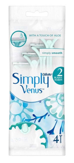 Gillette Simply Venüs 2 Bıçaklı 4'lü Poşet*96