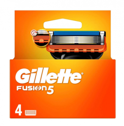 Gillette Fusion 5 Manuel 4'lü Yedek Bıçak*10