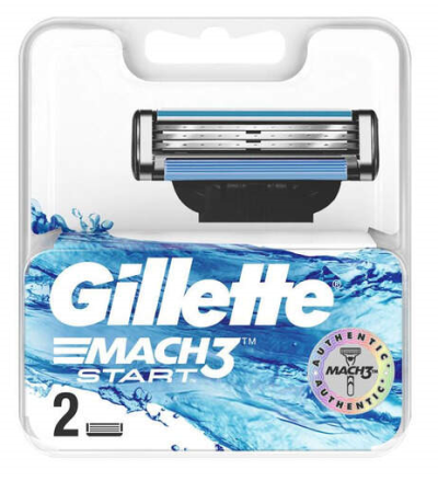 Gillette Mach 3 Start 2'li Yedek Bıçak*10