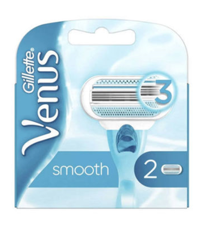 Gillette Venüs Smooth 2'li Yedek Bıçak*10