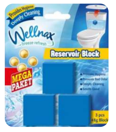 Wellnax Rezervuar 3'lü Mavi Su Blok 50 Gr*24