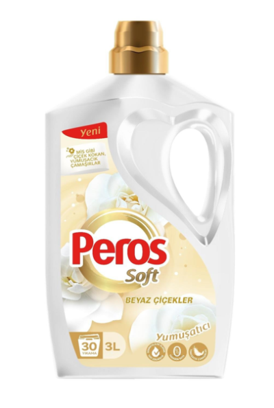 Peros 3 lt Yumuşatıcı Beyaz Çiçekler *4
