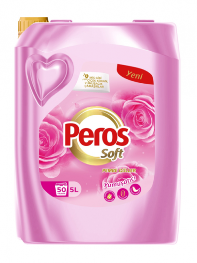 Peros 5 lt Yumuşatıcı Pembe Güller *4