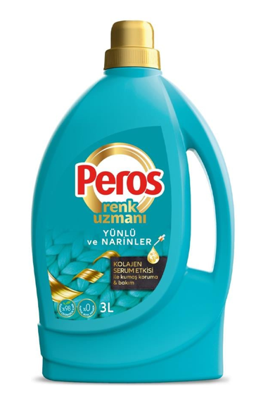Peros 3 lt Sıvı Çam.Deterjanı Yünlü & Narinler *4