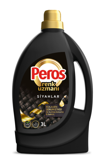 Peros 3 lt Sıvı Çam.Deterjanı Bakım Siyahlar *4