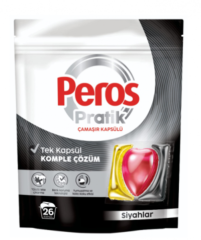 Peros Çamaşır Deterjanı 26'lı Siyahlar Kapsül*6