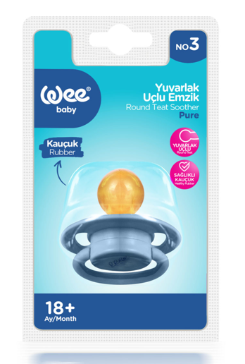Wee Baby (700) Pure Yuv.uçlu Kauçuk Emzik No:3*6