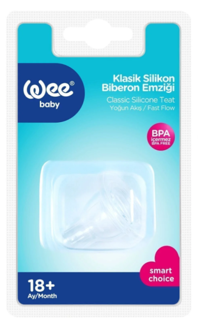 Wee Baby (822) Silikon Biberon Emziği Yoğ.no:3*6