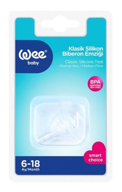 Wee Baby (821) Silikon Biberon Emziği Nor.no:2*6