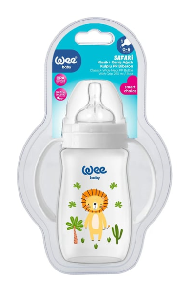 Wee Baby (484) Safari Kulplu Pp Biberon 250 Ml*6