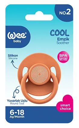 Wee Baby (364) Cool Yuvarlak Uçlu Emzik No:2*6