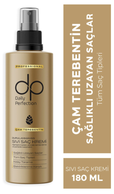 Dp Sıvı Saç Kremi 180 Ml Çam Terebentin*12
