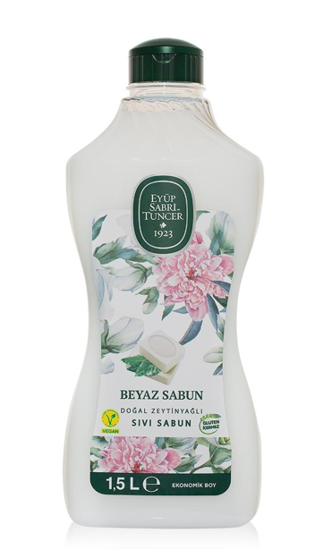 Eyüp Sabri 1,5 LT Sıvı Sabun Beyaz Sabun*8