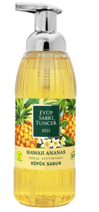 Eyüp Sabri 500 ML Köpük Sabun Hawai Ananas*12