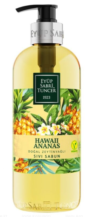 Eyüp Sabri 500 ML Sıvı Sabun Hawai Ananas*12