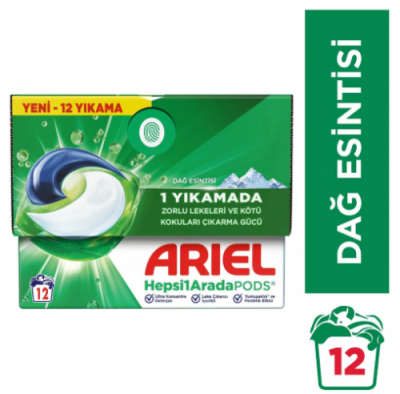 Ariel Pods Kapsül Baz 12'li Beyaz Ve Renkliler*4
