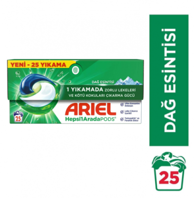 Ariel Pods Kapsül Baz 25'li Beyaz Ve Renkliler*4