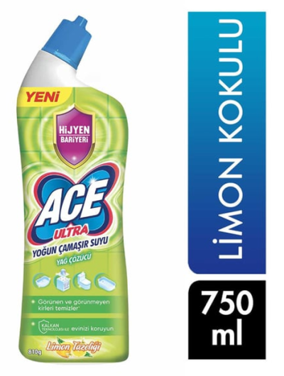 Ace Ultra Power Jel 750 ml Limon Bahçesi *12