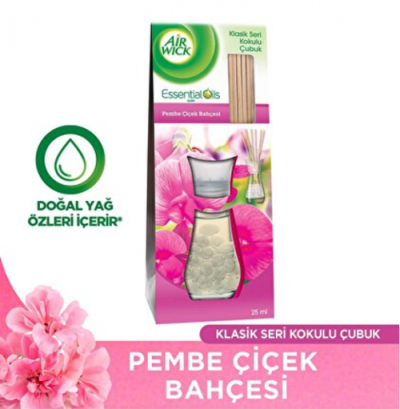 Air Wick 25 ml Kokulu Çubuk Pembe Çiçek Bahçesi*5