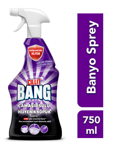 Cillit Bang 750 ml Ç.Suyu Hijyenik Banyo Köpük *12