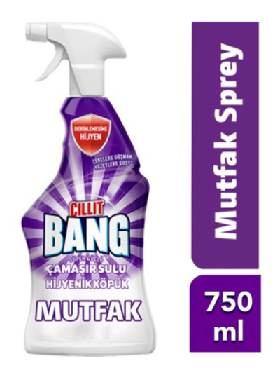 Cillit Bang 750 ml Ç.Suyu Hijyenik Mutfak Köpük *12