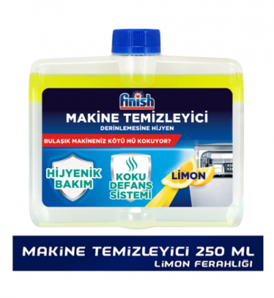 Finish Makine Temizleyici Sıvı 250 ml Limon *12