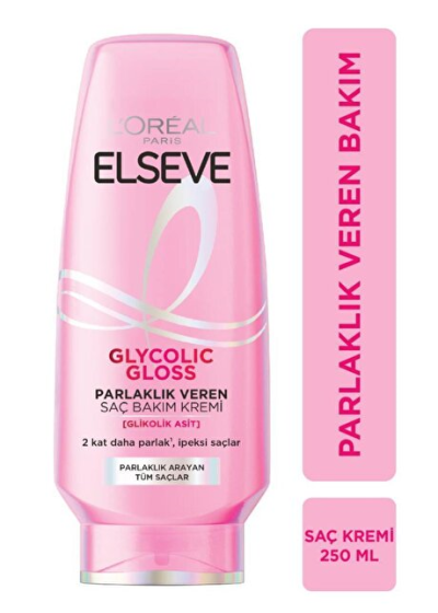 Elseve 250 Ml Saç Bakım Kremi Glycolic Gloss*6