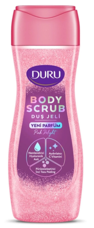 Duru Duş Jeli 450 Ml Scrub Pink Delıght*12