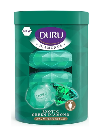 Duru Diamonds 4*90 Gr Green Pvc Sabun*16