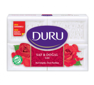 Duru Sabun 600 Gr Saf & Doğal Gül*15