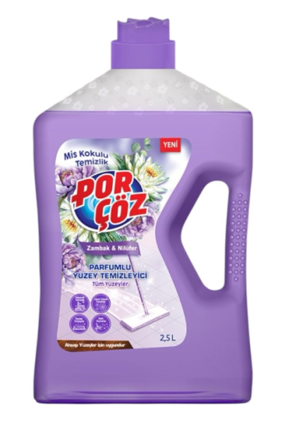 Porçöz Yüzey Temizleyici 2,5 Lt Zambak&Nilüfer *6