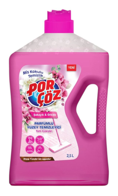 Porçöz Yüzey Temizleyici 2,5 Lt Şakayık&Orkide *6