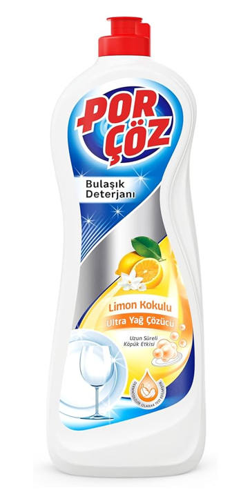Porçöz 675 ml Sıvı Bulaşık Deterjanı Limon *16