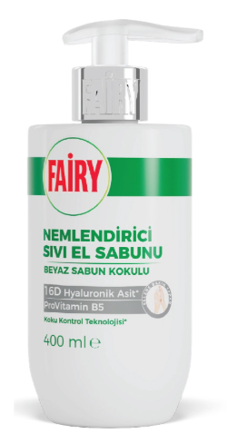 Fairy 400 ML Sıvı Sabun Beyaz Sabun Pompalı*12