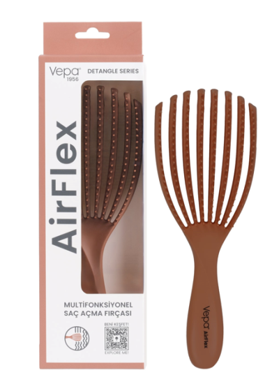 Vepa Airflex Dolaşık Saç Açma Fırçası Mocha*36